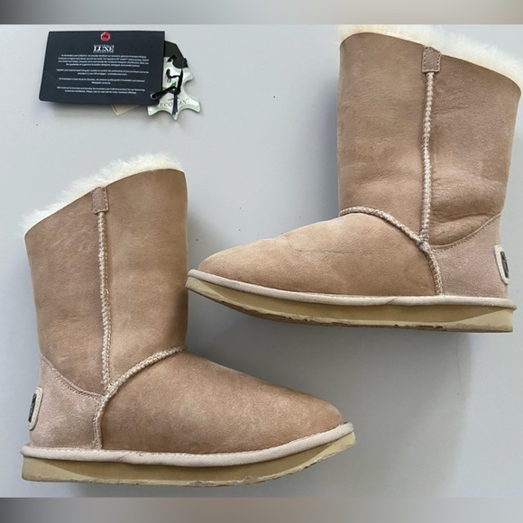 Australian Luxe-Collective beuge boots sz 7 - Picture 4 of 5